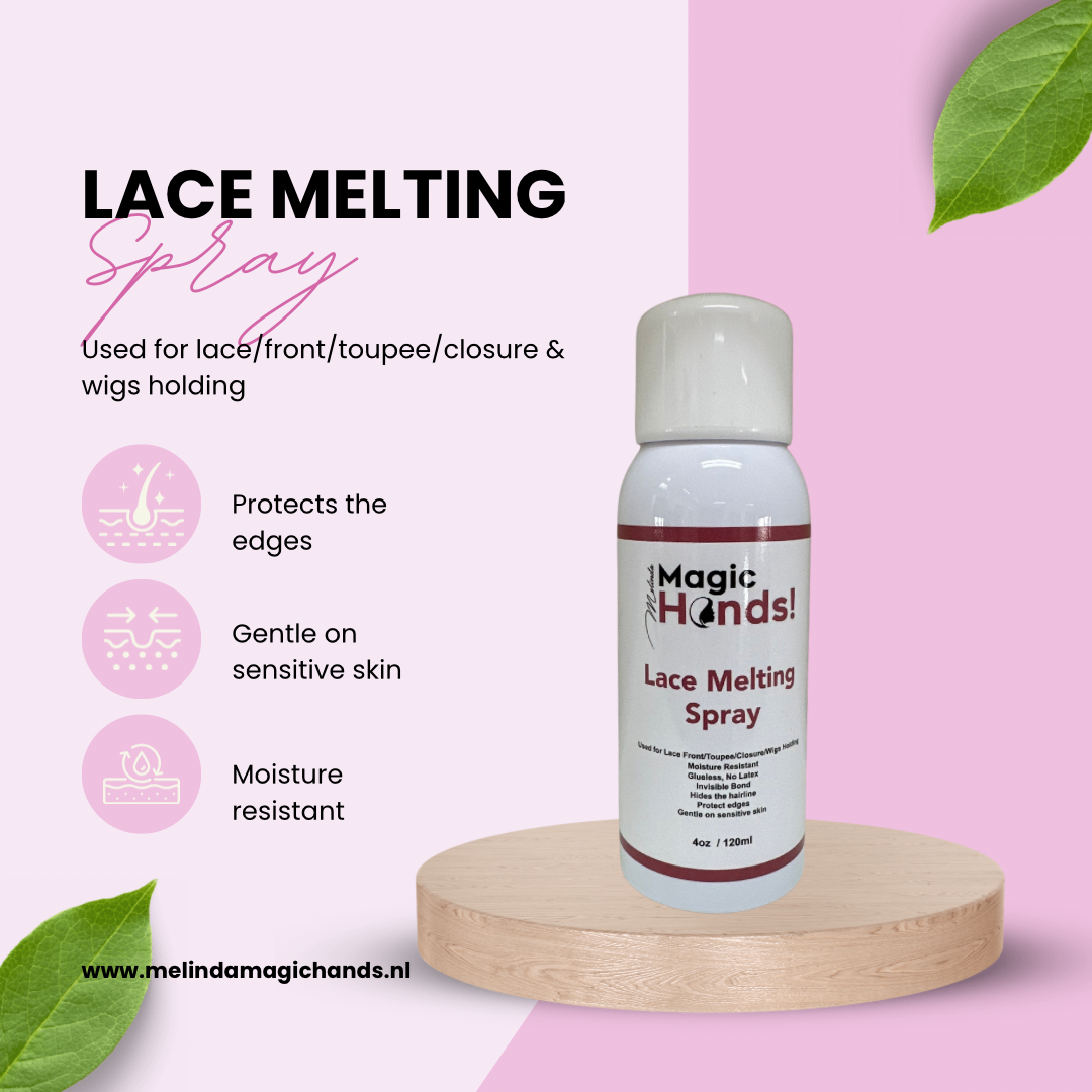 Lace melting spray