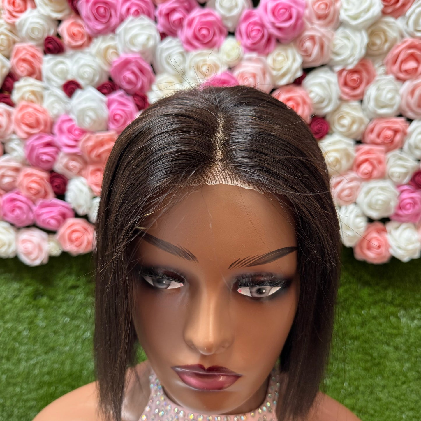 Bob 10 inch frontal straight hair