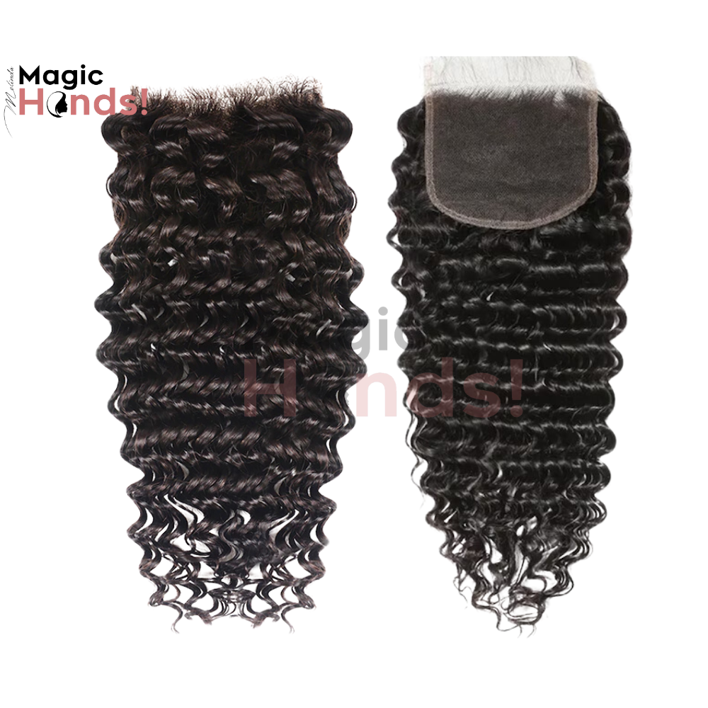 Weavy curls closure 5.5