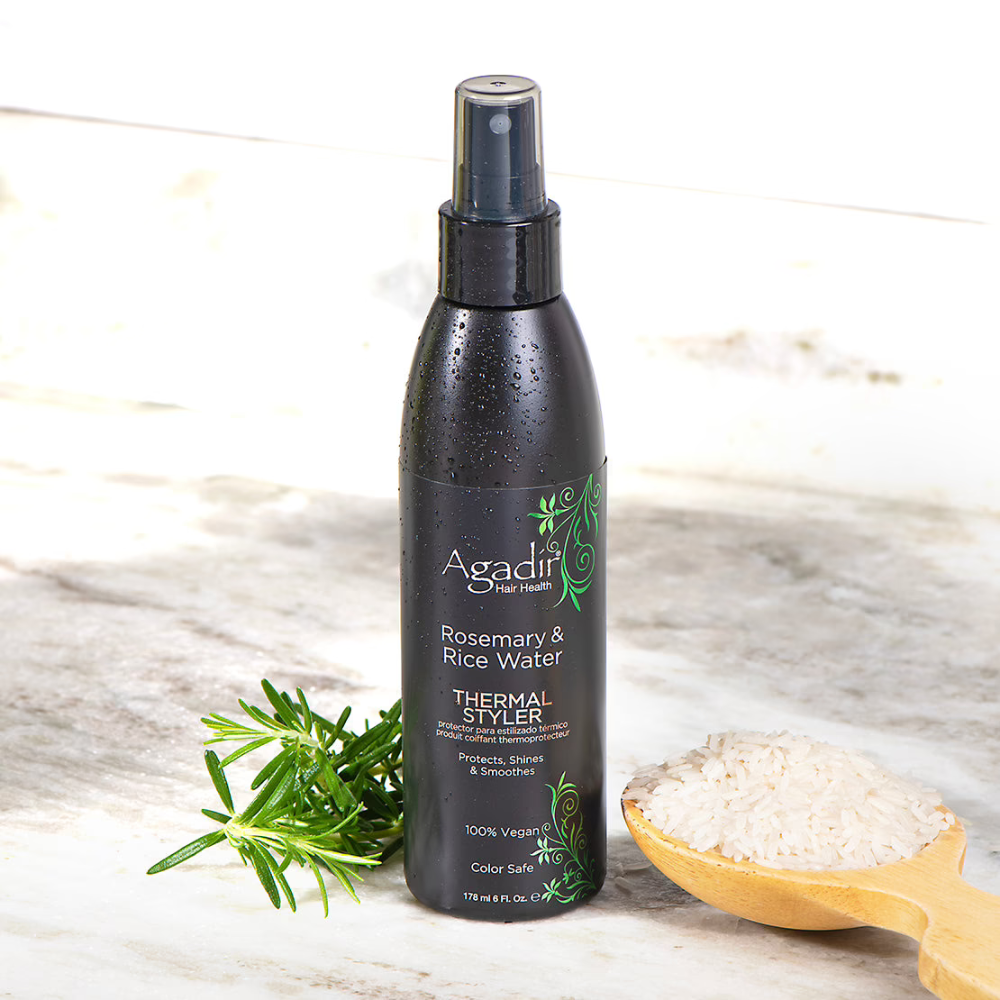 Agadir Rosemary & Rice Water Thermal Styler 178ml