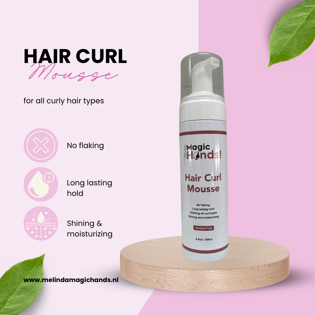 Hair curl mousse