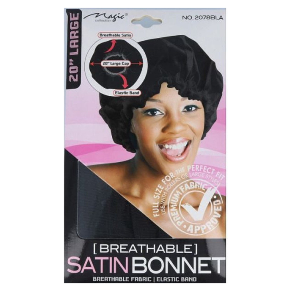 Magic Collection – Breathable Satin Bonnet 20″ (L)